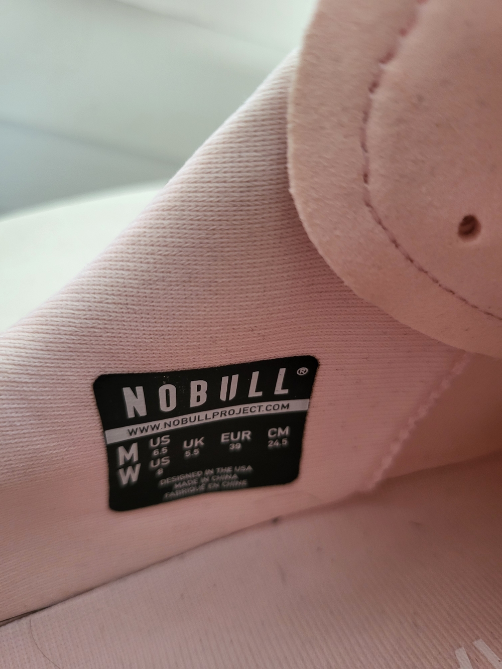 NoBull Women's Trainer in Light Pink - Picture 4 of 4